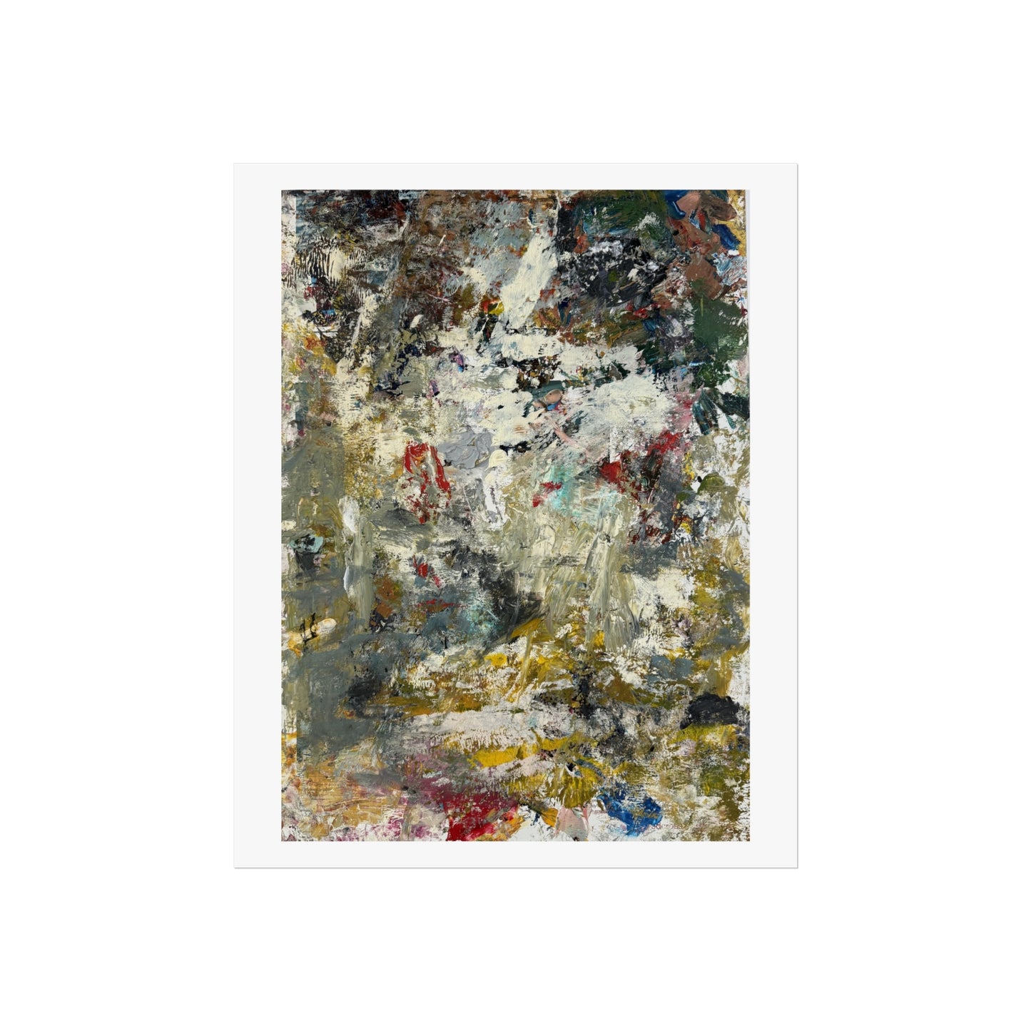 Abstract Fine Art Print by Ruben Ruiz | Modern Wall Art, Textured Painting Print, Contemporary Home Decor, Perfect Gift for Art Lovers