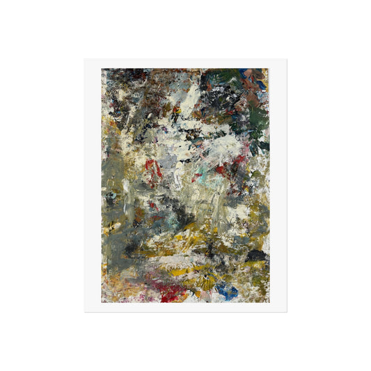 Abstract Fine Art Print by Ruben Ruiz | Modern Wall Art, Textured Painting Print, Contemporary Home Decor, Perfect Gift for Art Lovers